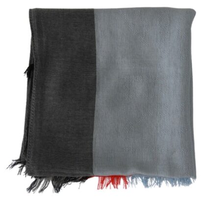 Dolce & Gabbana - Elegant Gray Italian Cotton Scarf