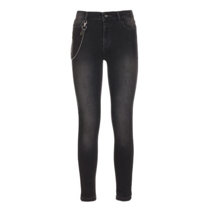 Imperfect - Black Cotton Women Pant