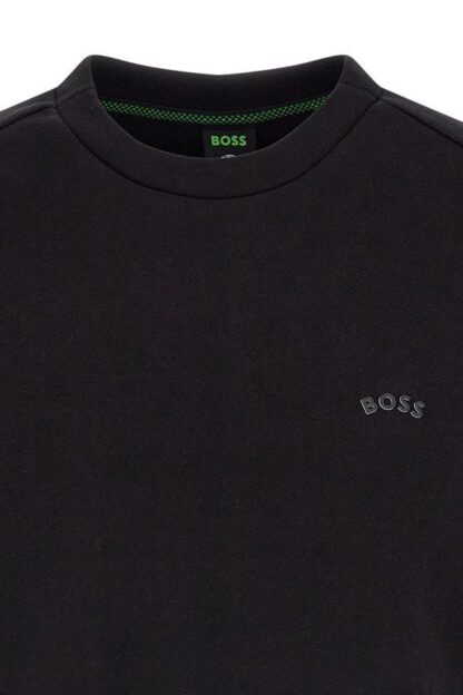 Hugo Boss - Elegant Black Cotton Round Neck Sweatshirt