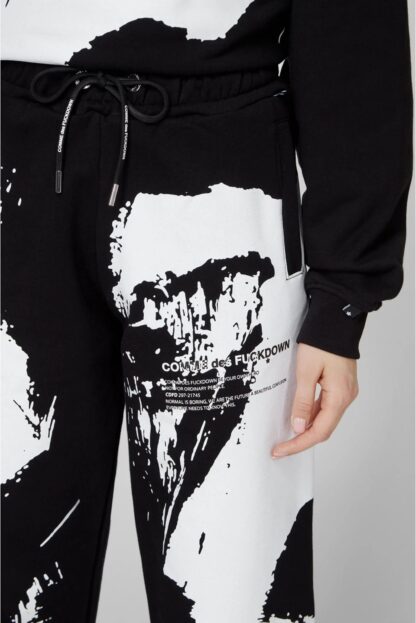 Comme Des Fuckdown - Chic Cotton Drawstring Sweatpants in Black