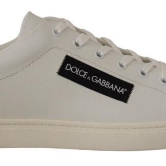 Dolce & Gabbana - Neon Yellow Casual Sneakers with Black Logo Accents