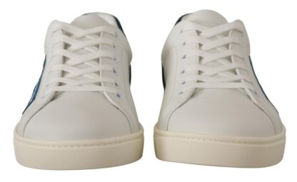 Dolce & Gabbana - Chic White Leather Low-Top Sneakers