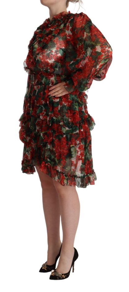 Dolce & Gabbana - Floral Silk Mini Knee High Dress