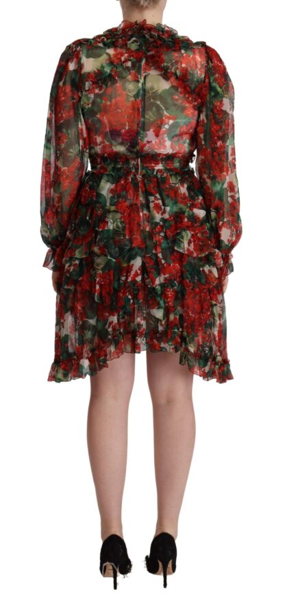 Dolce & Gabbana - Floral Silk Mini Knee High Dress