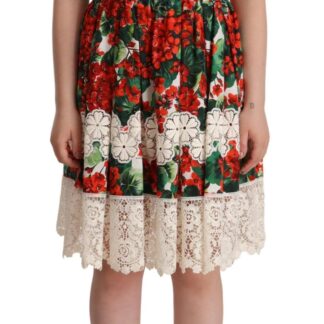 Dolce & Gabbana - Elegant Floral Sheath Long Dress