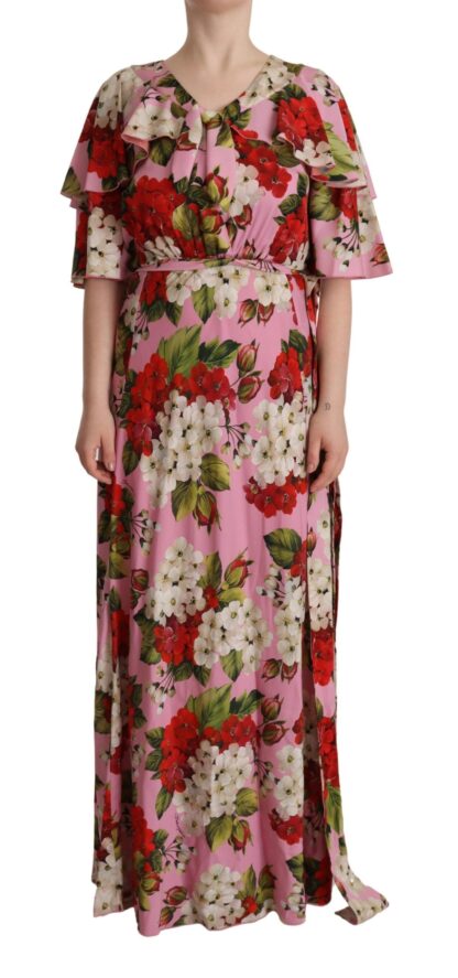 Dolce & Gabbana - Enchanting Floral Silk Maxi Dress