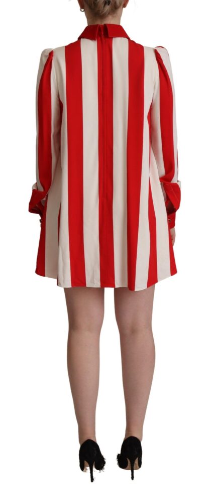 Dolce & Gabbana - Elegant Striped Shirt Mini Dress