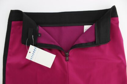 Dolce & Gabbana - Elegant Pencil Skirt in Black and Pink