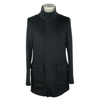 Made in Italy - Black Wool Men Jacket