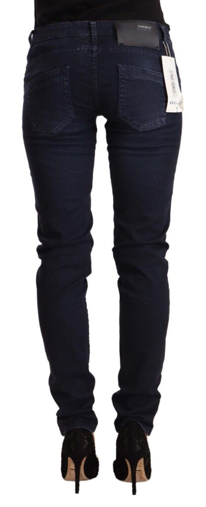 Acht - Chic Low Waist Skinny Denim in Blue