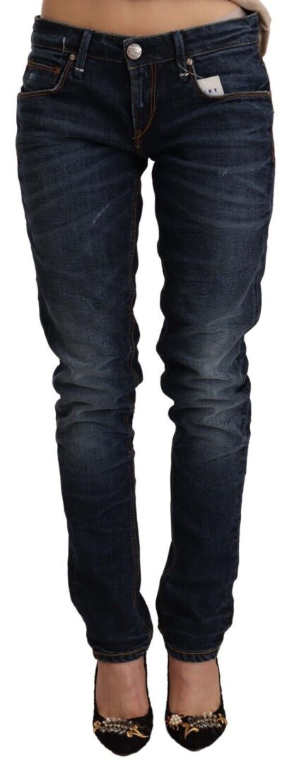 Acht - Chic Slim Fit Low Waist Skinny Denim