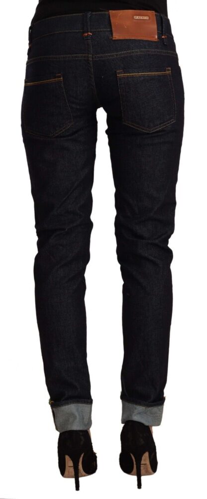 Acht - Chic Low Waist Skinny Black Jeans