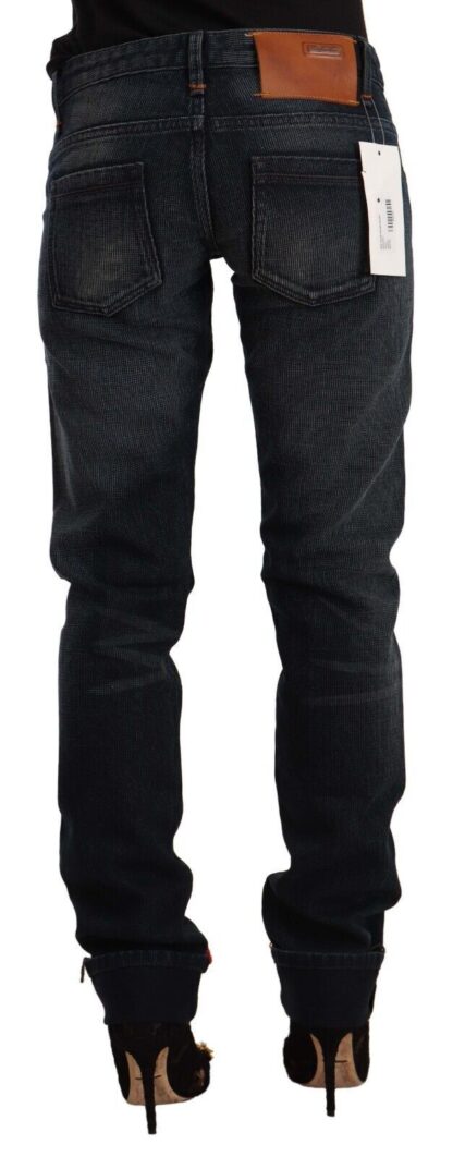 Acht - Sleek Black Washed Skinny Jeans