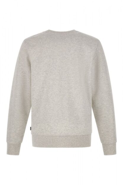 Hugo Boss - Elegant Grey Round Neck Cotton Sweatshirt