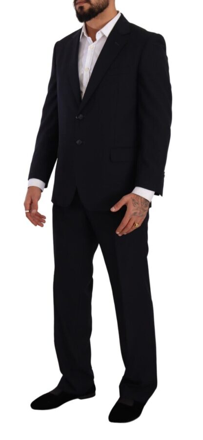 Domenico Tagliente - Exquisite Blue Two-Piece Suit with Deconstructed Blazer