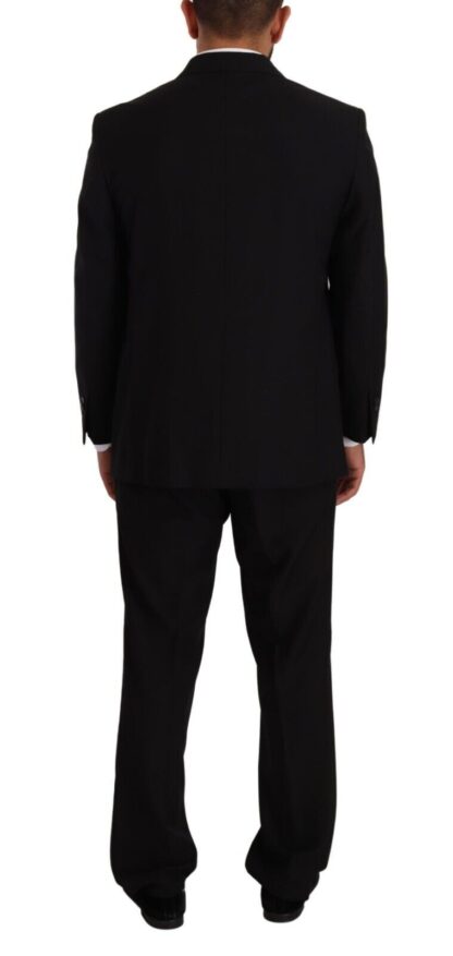 Domenico Tagliente - Elegant Two-Piece Black Suit Ensemble