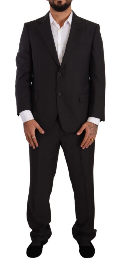 Domenico Tagliente - Elegant Dark Grey Two-Piece Suit