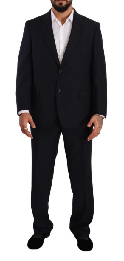 Domenico Tagliente - Elegant Blue Two-Piece Deconstructed Suit