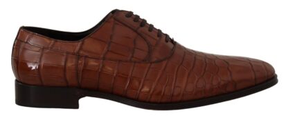 Dolce & Gabbana - Elegant Exotic Crocodile Leather Formal Shoes