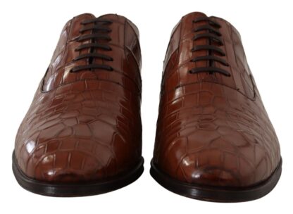 Dolce & Gabbana - Elegant Exotic Crocodile Leather Formal Shoes