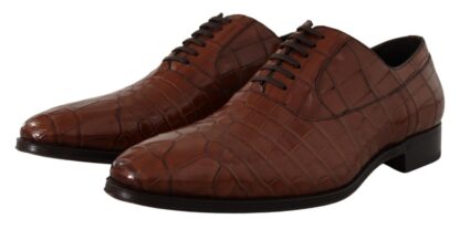 Dolce & Gabbana - Elegant Exotic Crocodile Leather Formal Shoes