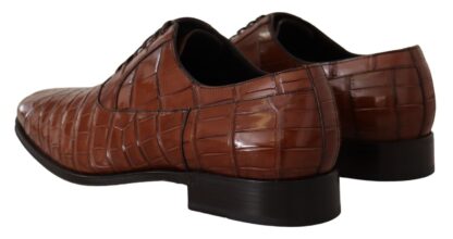 Dolce & Gabbana - Elegant Exotic Crocodile Leather Formal Shoes