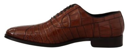 Dolce & Gabbana - Elegant Exotic Crocodile Leather Formal Shoes