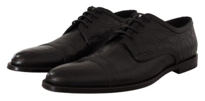 Dolce & Gabbana - Exotic Leather Formal Lace-Up Shoes