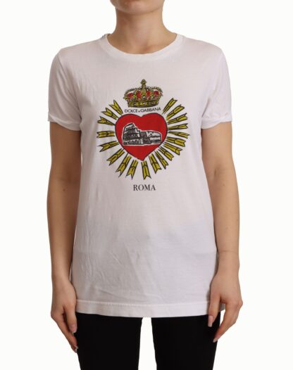 Dolce & Gabbana - Chic Colorful Print Cotton Tee