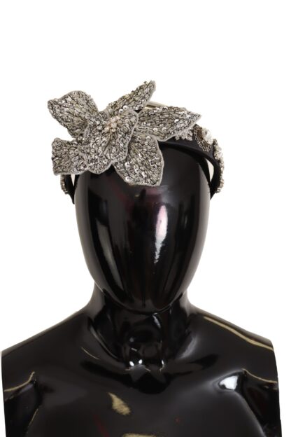 Dolce & Gabbana - Elegant Crystal Diadem Headband - Chic Black