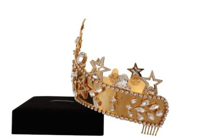 Dolce & Gabbana - Elegant Crystal Diadem Tiara – A Regal Touch