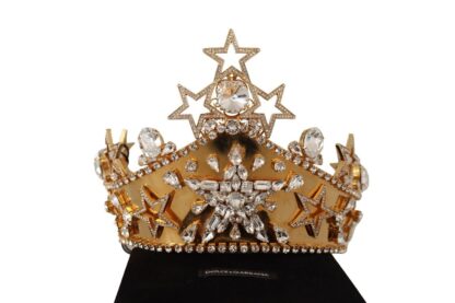 Dolce & Gabbana - Elegant Crystal Diadem Tiara – A Regal Touch