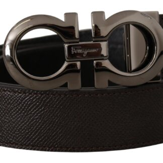 Salvatore Ferragamo - Elegant Reversible Calf Leather Belt