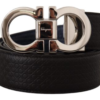 Salvatore Ferragamo - Elegant Reversible Calf Leather Belt