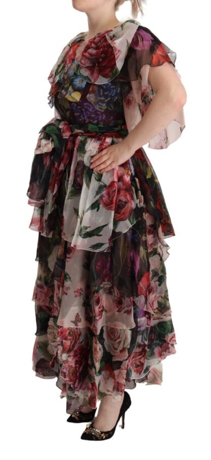 Dolce & Gabbana - Elegant Silk Floral Maxi Dress