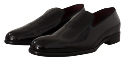 Dolce & Gabbana - Elegant Black Patent Leather Loafers