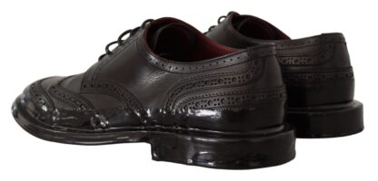 Dolce & Gabbana - Elegant Calfskin Derby Oxford Wingtips