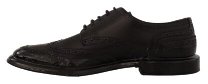 Dolce & Gabbana - Elegant Calfskin Derby Oxford Wingtips