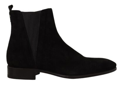 Dolce & Gabbana - Elegant Suede Leather Chelsea Boots