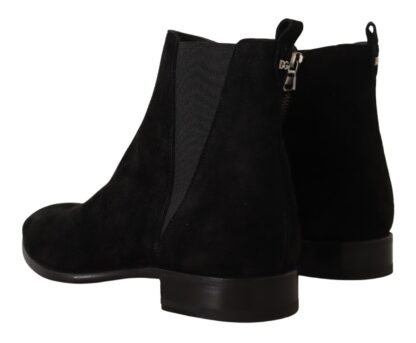 Dolce & Gabbana - Elegant Suede Leather Chelsea Boots