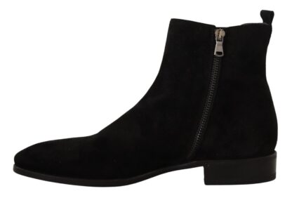 Dolce & Gabbana - Elegant Suede Leather Chelsea Boots