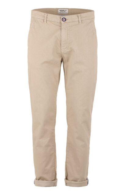 Fred Mello - Chic Sand-Colored Cotton Trousers for Men