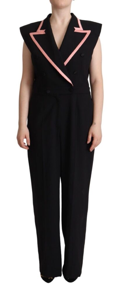 Dolce & Gabbana - Elegant Sleeveless Wool Blend Jumpsuit