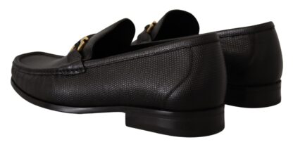 Salvatore Ferragamo - Elegant Black Calf Leather Loafers