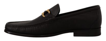 Salvatore Ferragamo - Elegant Black Calf Leather Loafers