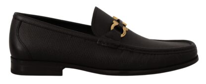 Salvatore Ferragamo - Elegant Black Calf Leather Loafers