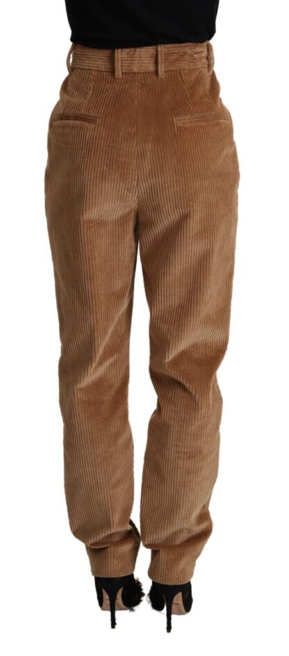 Dolce & Gabbana - Chic High-Waisted Corduroy Skinny Pants