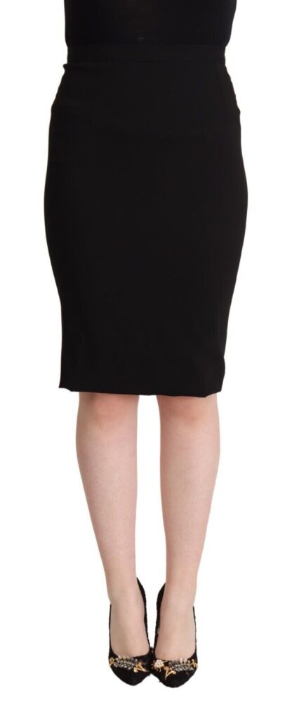 Dolce & Gabbana - Chic High Waist Pencil Skirt in Black