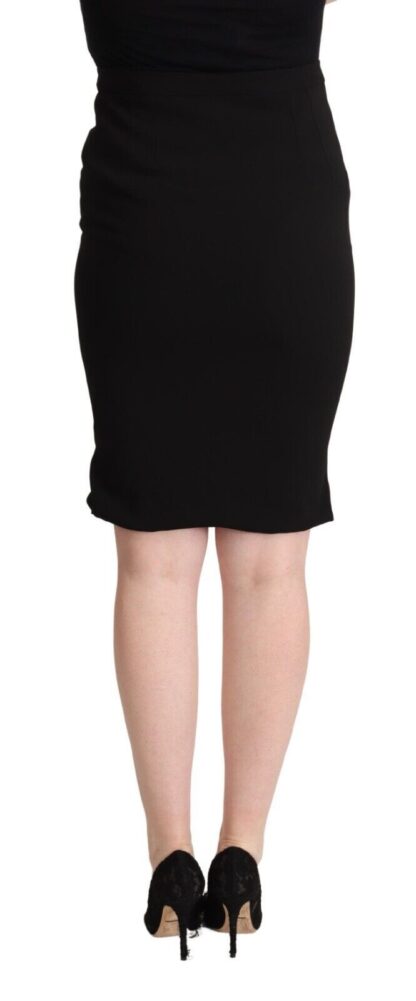 Dolce & Gabbana - Chic High Waist Pencil Skirt in Black