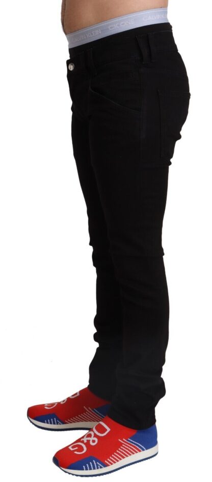 Dolce & Gabbana - Elegant Slim Fit Black Denim Jeans